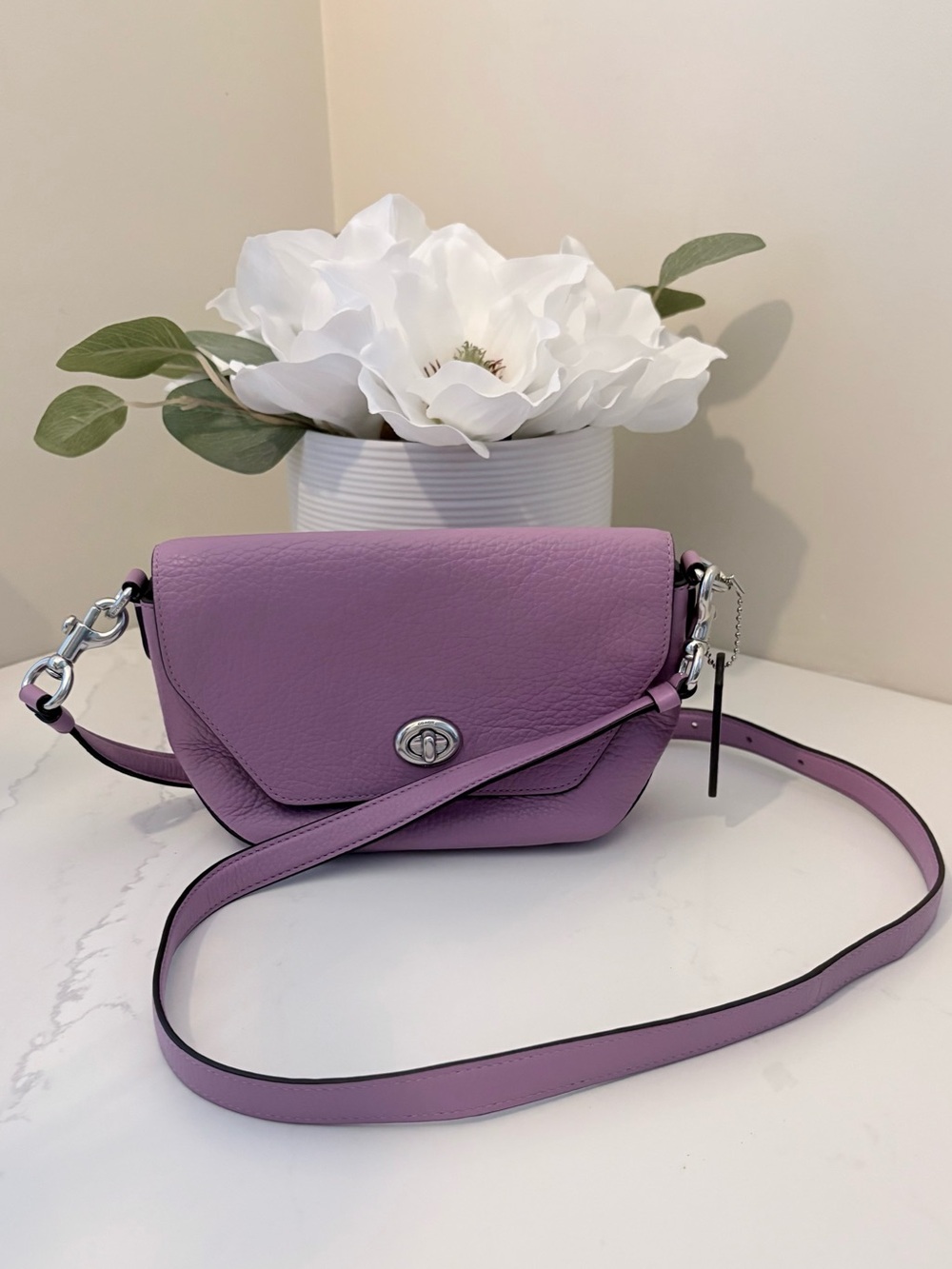 COACH Karlee Leather Crossbody Bag